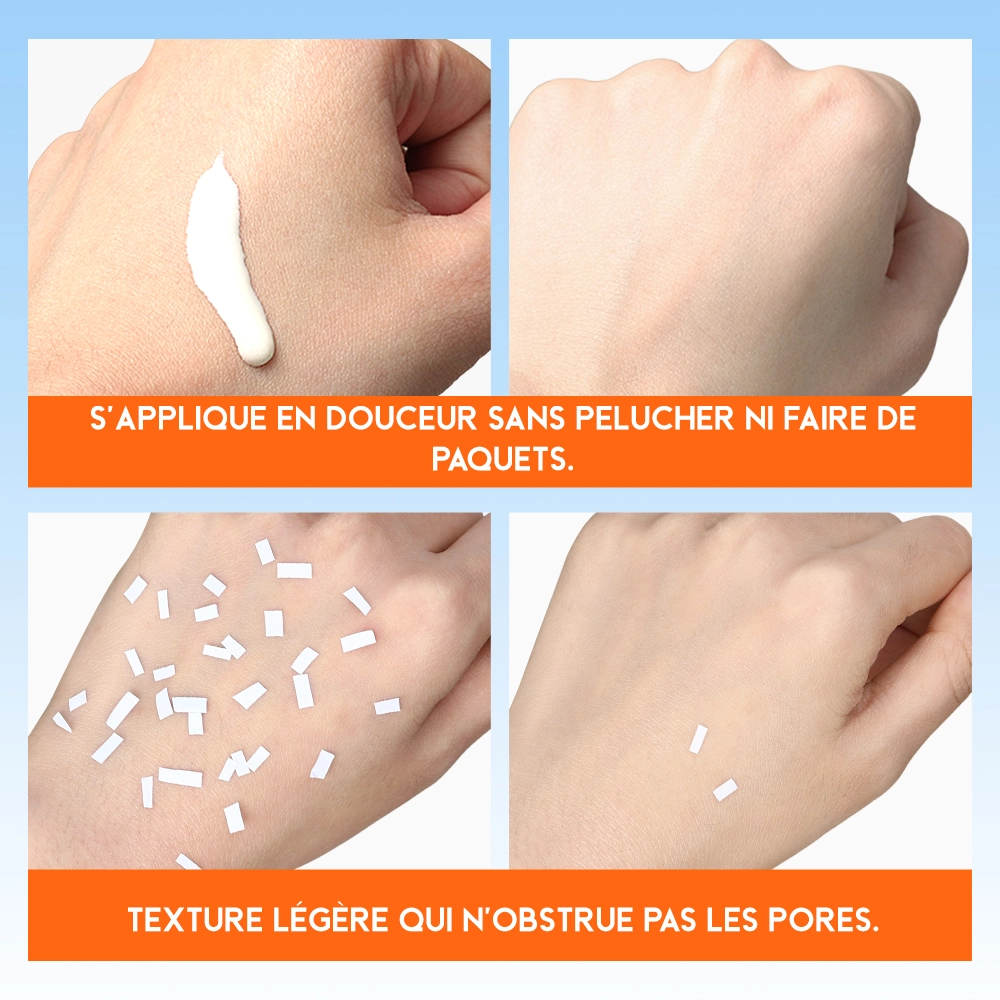 protection solaire l&eacute;g&egrave;re non grasse